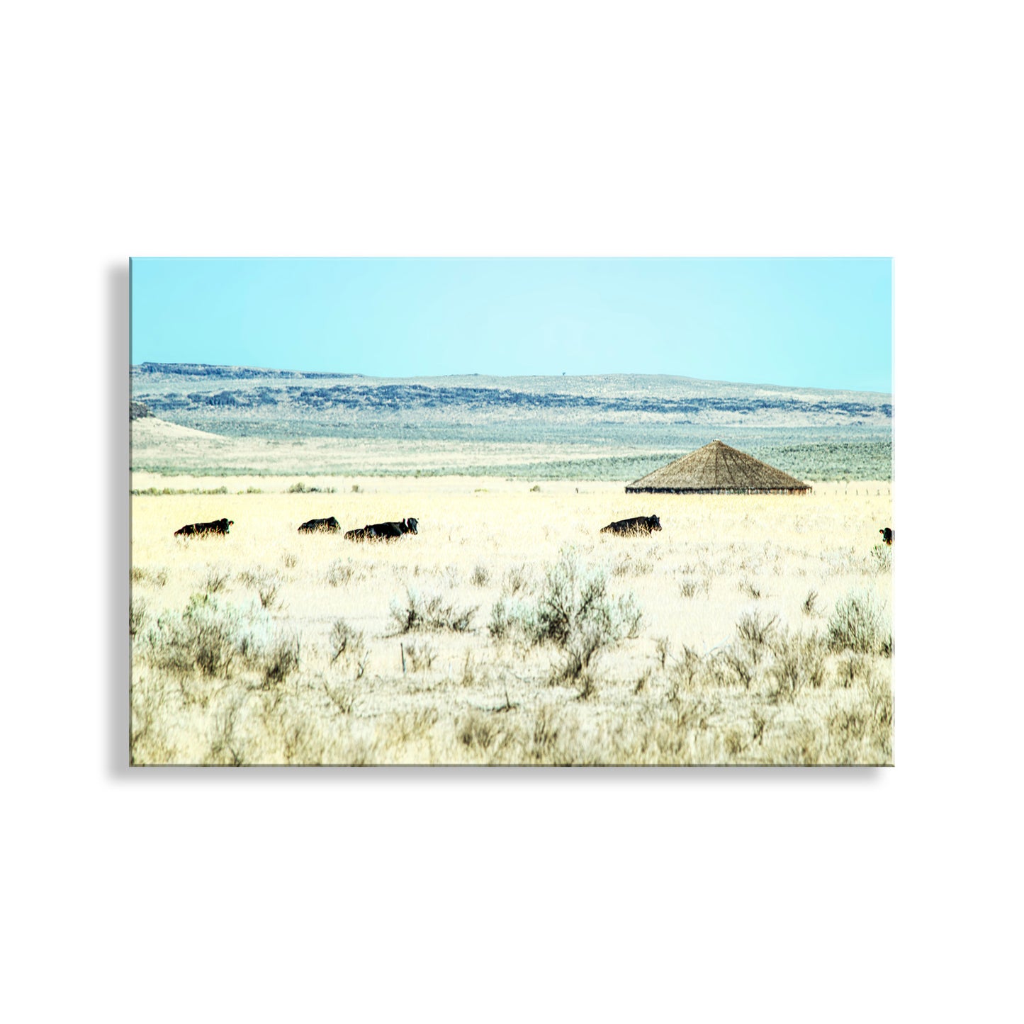 Round Barn Oregon Ranch Landscape Photography | Eastern Oregon Wall Art Print Gift | Burns Oregon Pete French