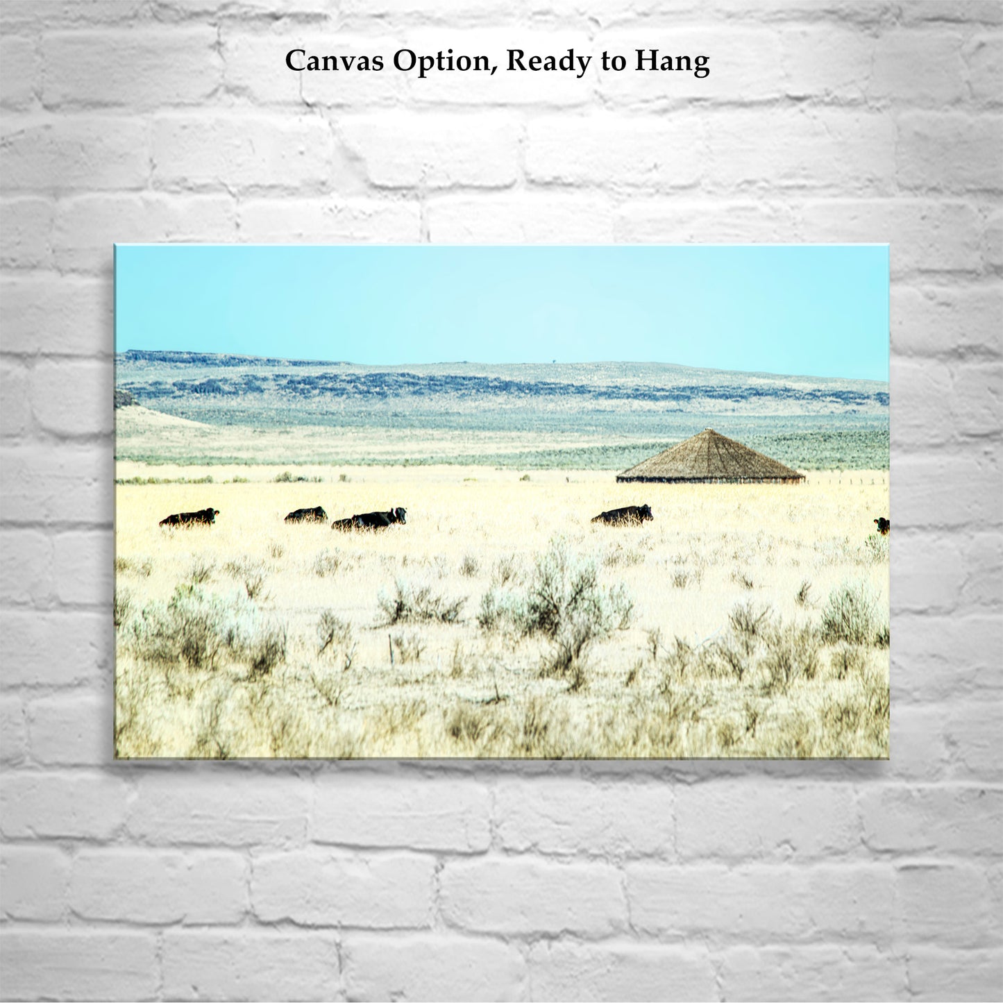 Round Barn Oregon Ranch Landscape Photography | Eastern Oregon Wall Art Print Gift | Burns Oregon Pete French