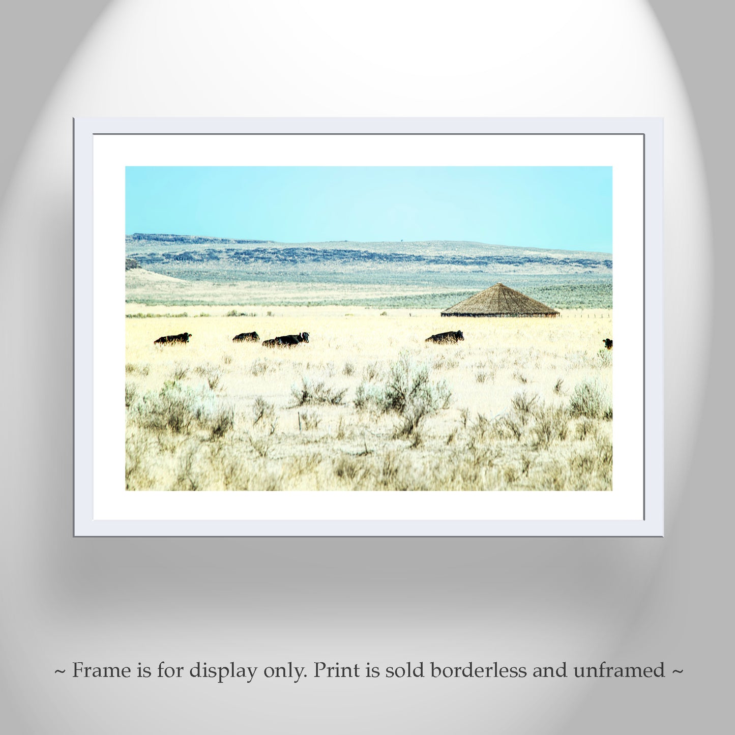 Round Barn Oregon Ranch Landscape Photography | Eastern Oregon Wall Art Print Gift | Burns Oregon Pete French