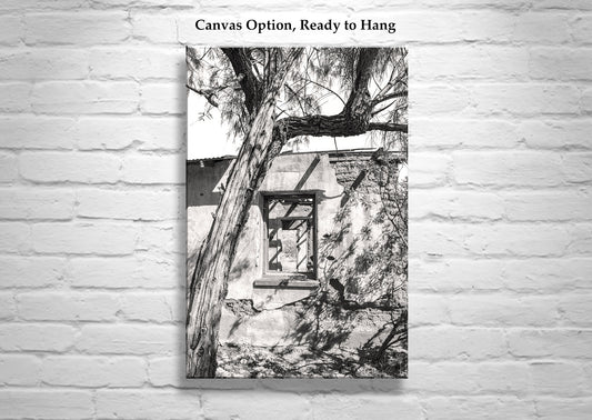 Arizona Desert Adobe Ruins in Sepia Tone | Southwest Wall Decor