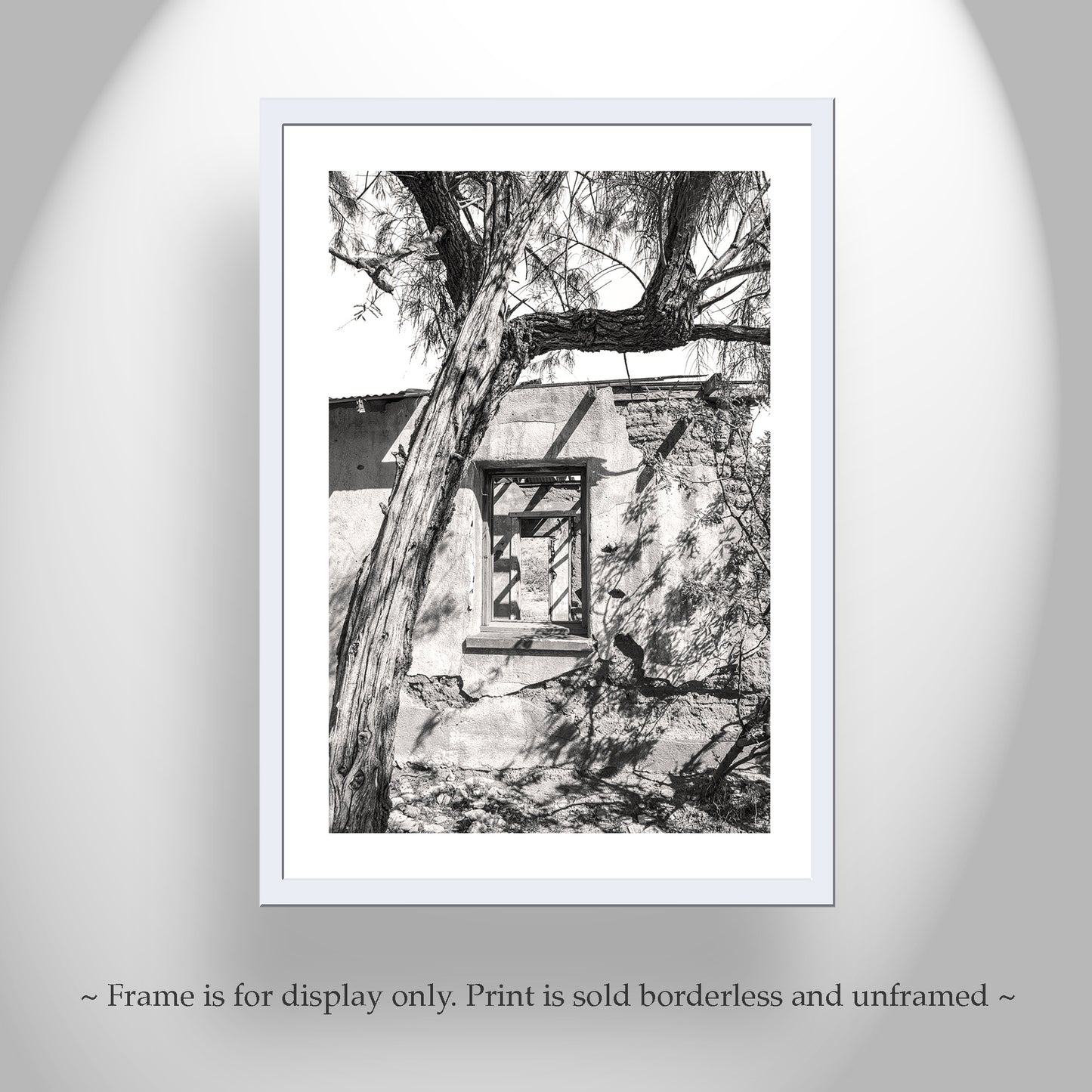 Arizona Desert Adobe Ruins in Sepia Tone | Southwest Wall Decor