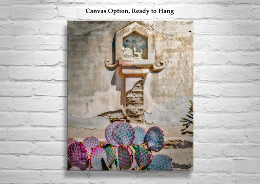 Mission San Xavier del Bac Desert Art - Tucson Arizona Print