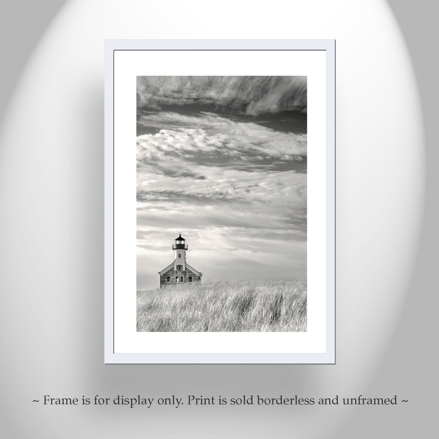 Block Island Lighthouse Art Photography | Dreamy Wall Decor Gift Picture at Rhode Island Seacoast