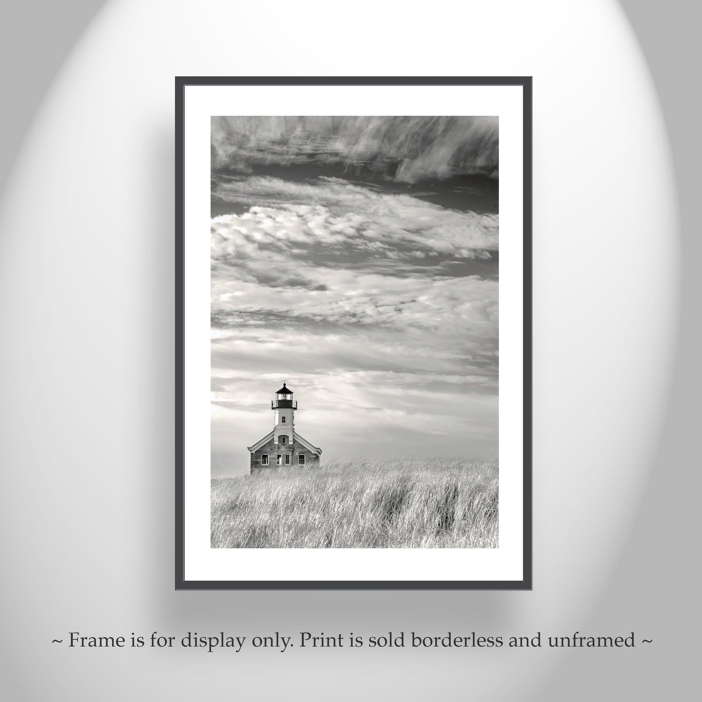 Block Island Lighthouse Art Photography | Dreamy Wall Decor Gift Picture at Rhode Island Seacoast