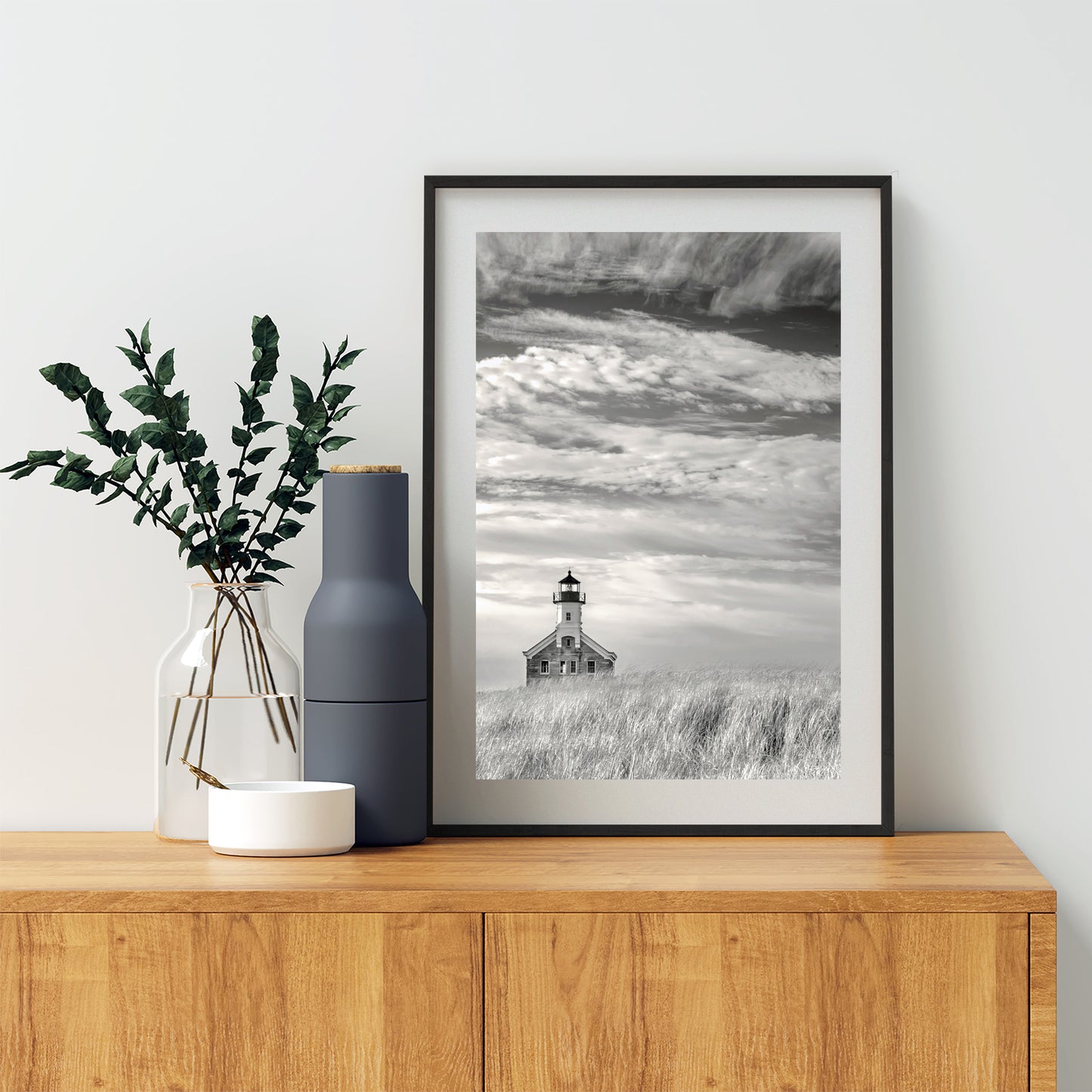 Block Island Lighthouse Art Photography | Dreamy Wall Decor Gift Picture at Rhode Island Seacoast