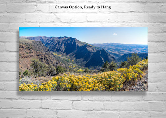 Steens Mountain Panorama Art | Eastern Oregon Landscape Photo