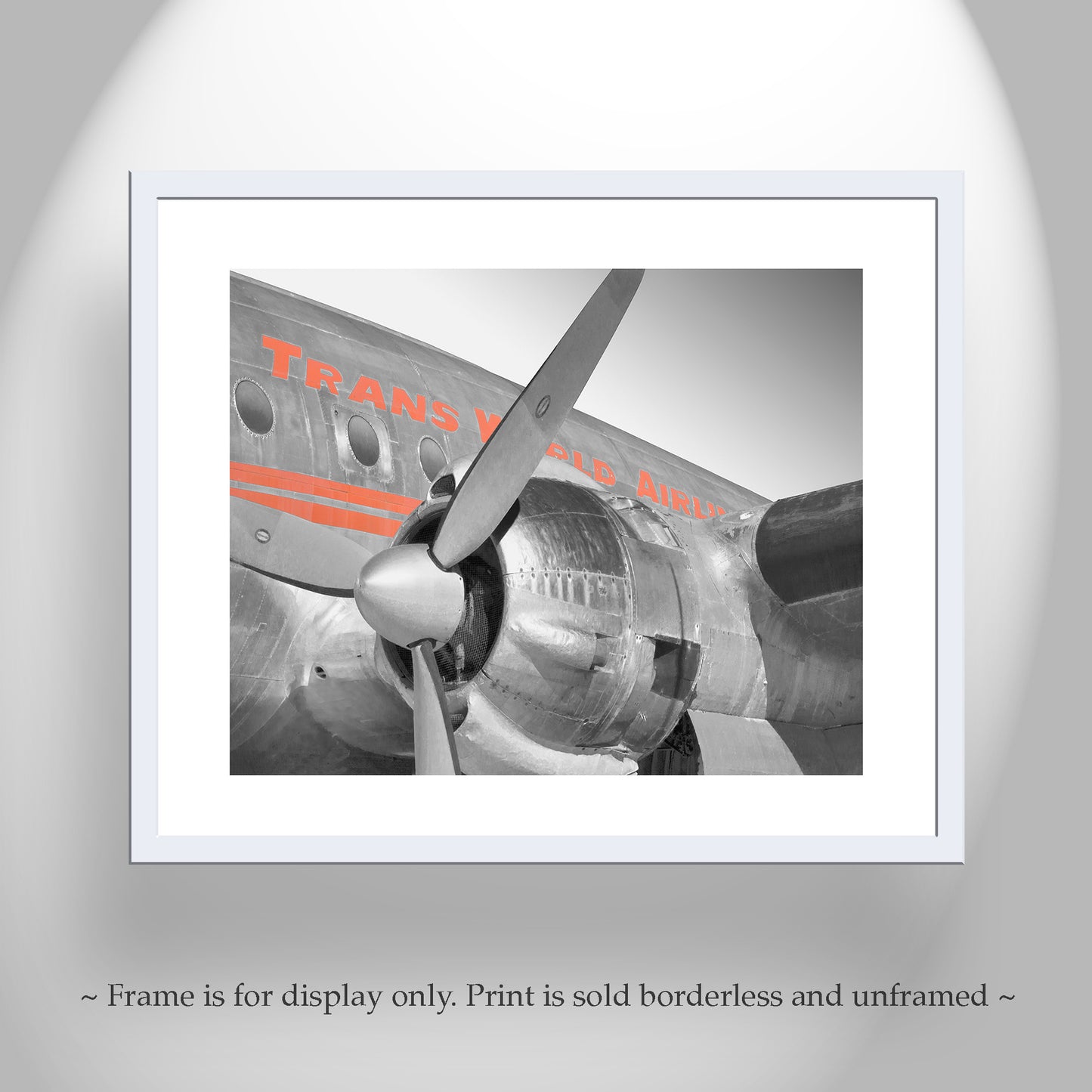 TWA Constellation Airplane Art as Gift for Pilot | Aeronatical Photograph of Vintage Airliner