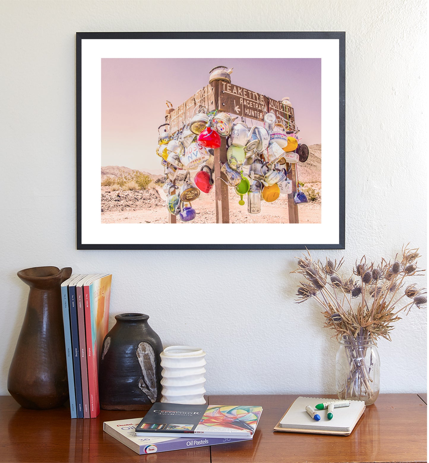 Teakettle Junction Death Valley Art Print as Wall Decor for Sale