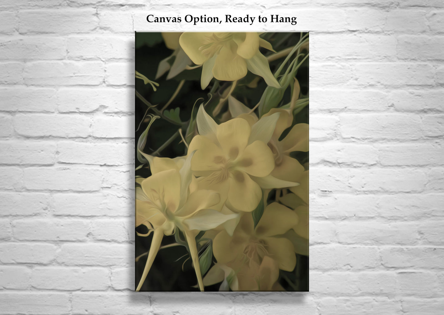 Columbine Flower Wall Decor in Arizona Desert Canyon