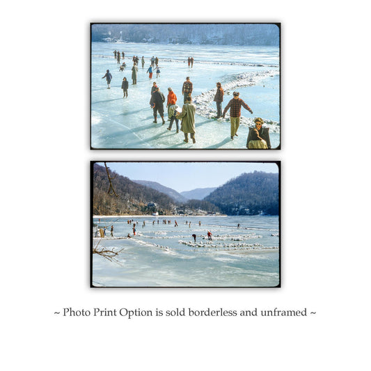 Morgantown WV Winter Print Set – Cheat Lake Vintage Photo Art