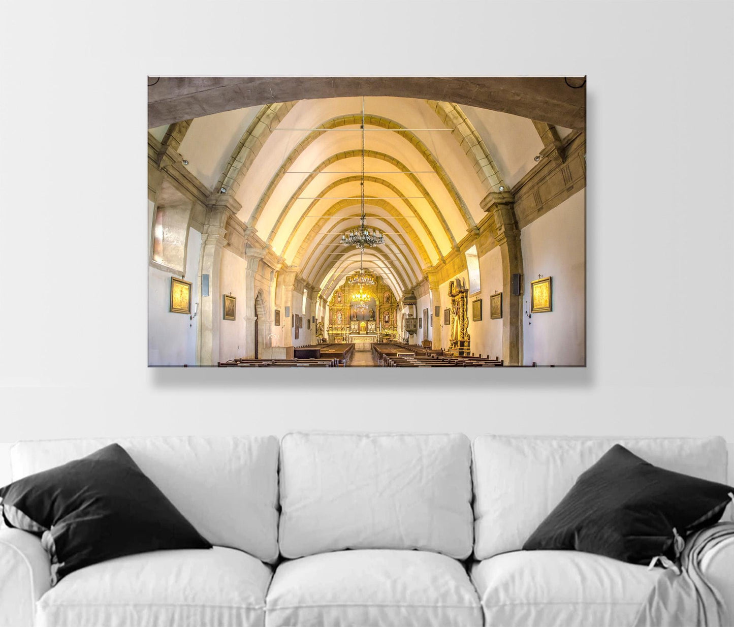 Carmel-by-the-Sea Mission Church Wall Art Photography Print