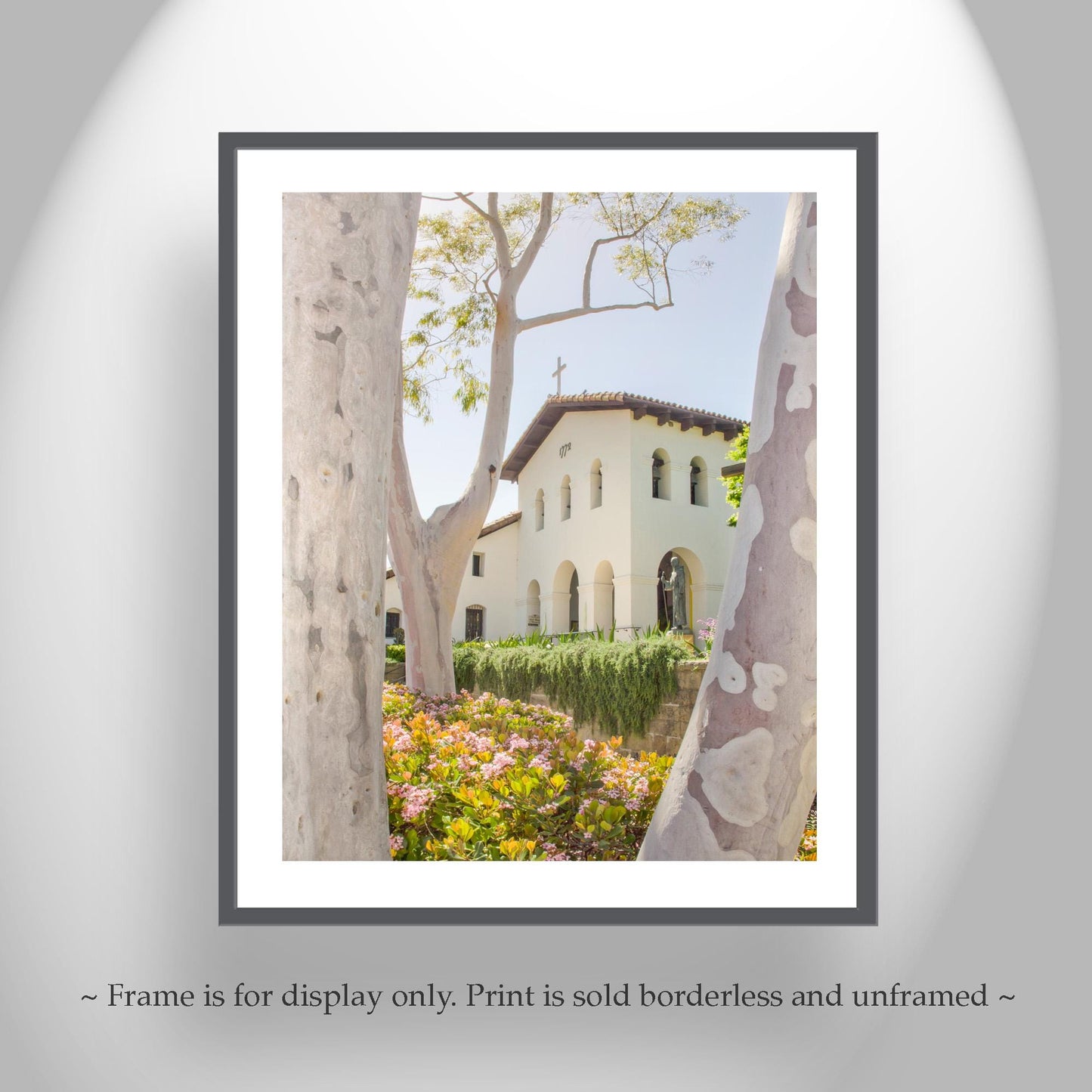 San Luis Obispo California Mission Church Wall Art Print