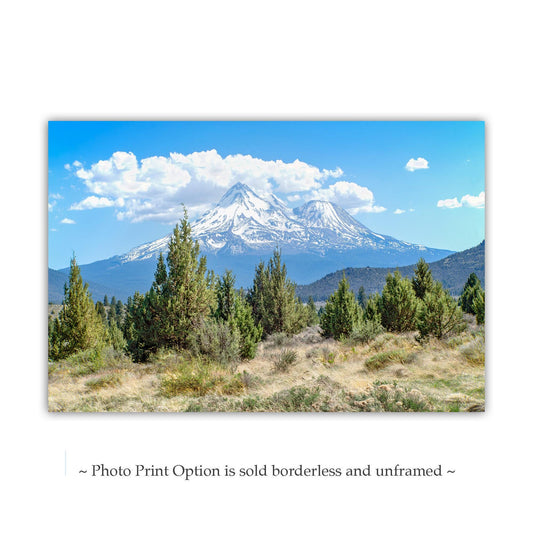Mount Shasta Landscape Art - Northern California Mountain Wall Print