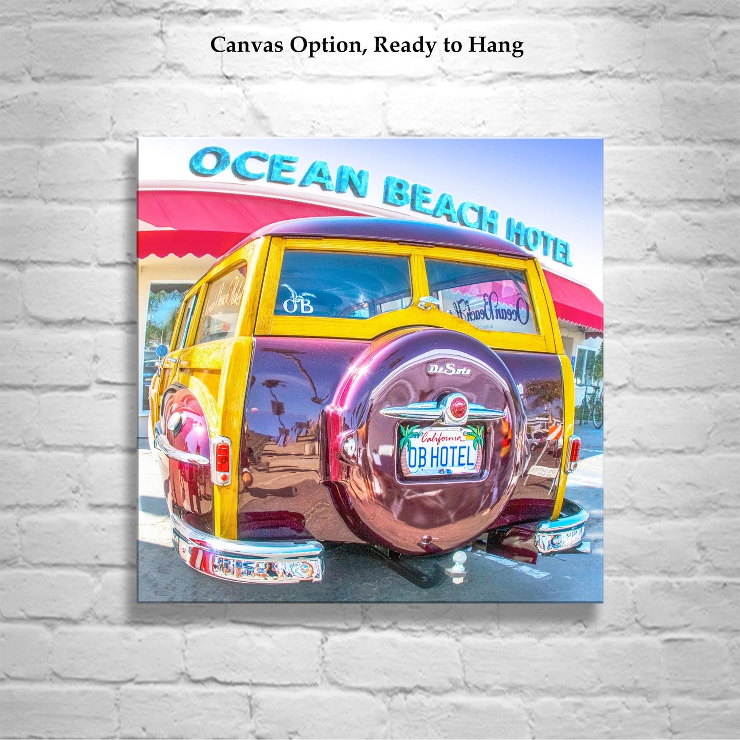 Woodie Station Wagon Picture | Ocean Beach Southern California