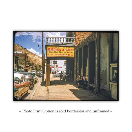 Virginia City NV Vintage Photo – Old West Ghost Town Wall Art