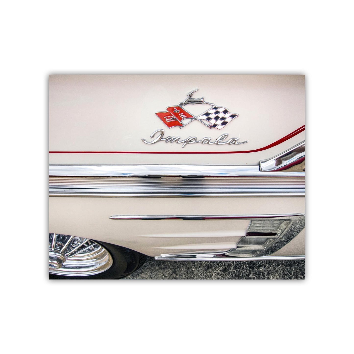 Chevrolet Impala SS Car Photograph as Vintage Automotive Wall Art for Home