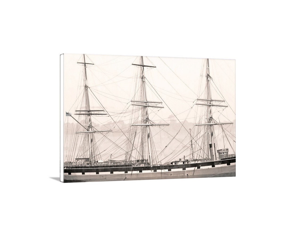 Balclutha Clipper Ship Hyde Street Pier Art Print San Francisco California