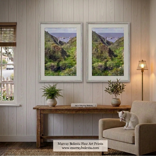 Big Sur California's Bixby Creek Bridge art print by Murray Bolesta!