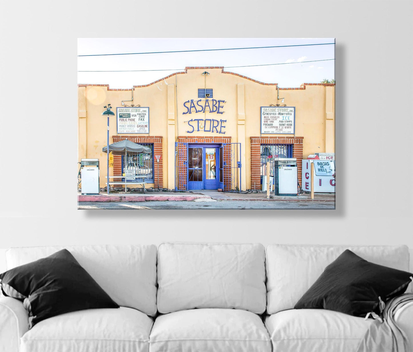 Sasabe Arizona Photograph as Small Town Art Print at Mexico Border