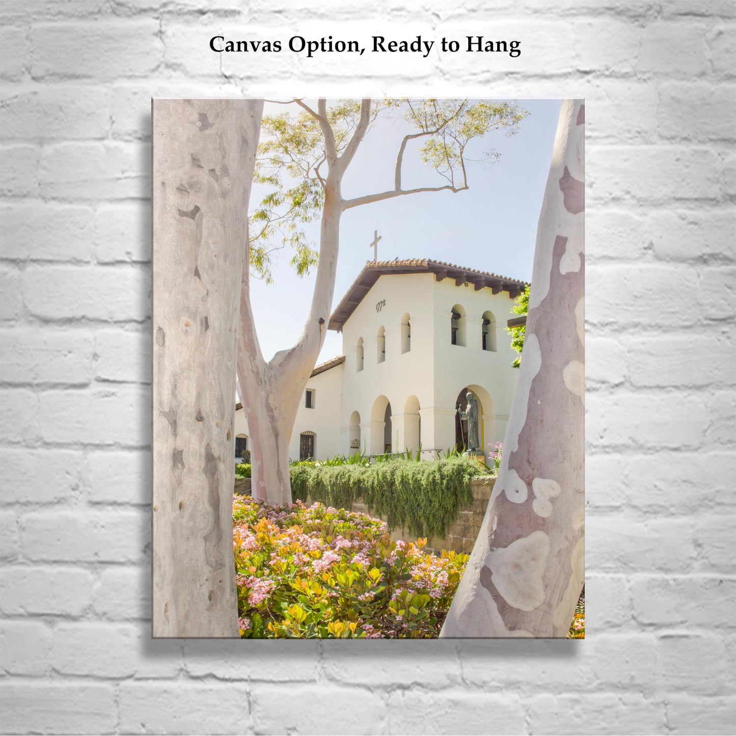 San Luis Obispo California Mission Church Wall Art Print