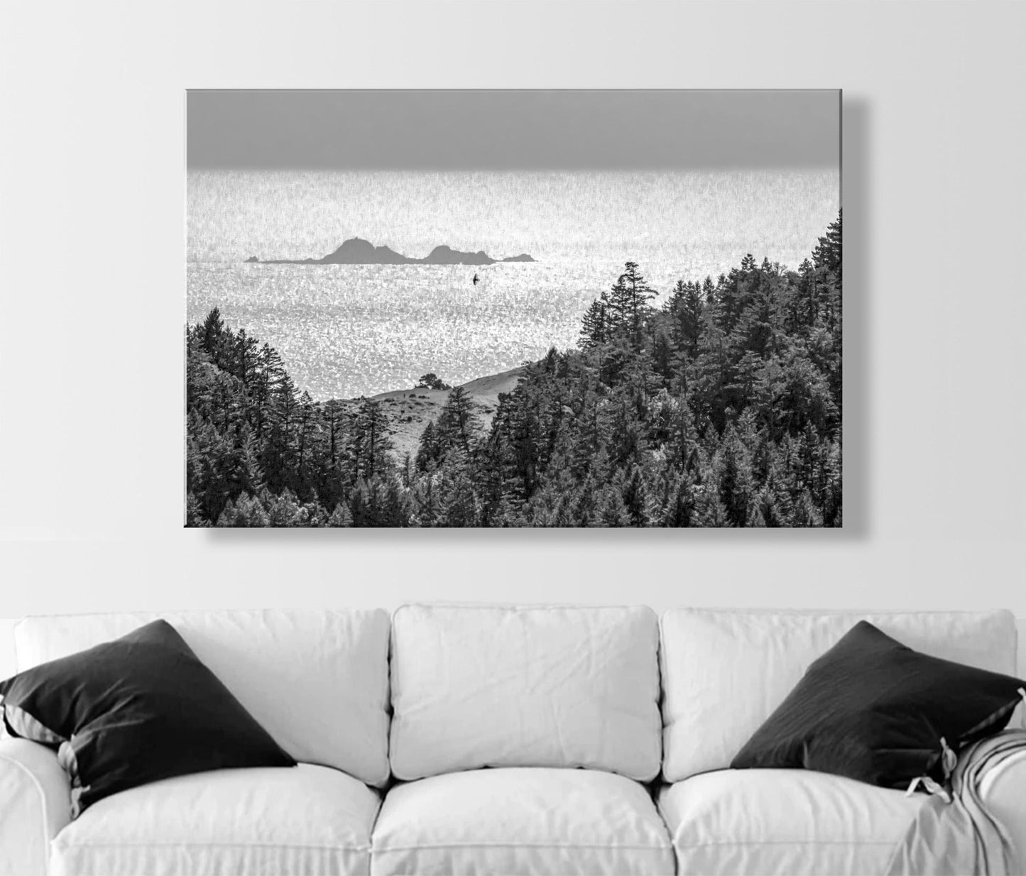 Ocean Artwork at Marin County | Mt Tamalpais with Farallon Islands