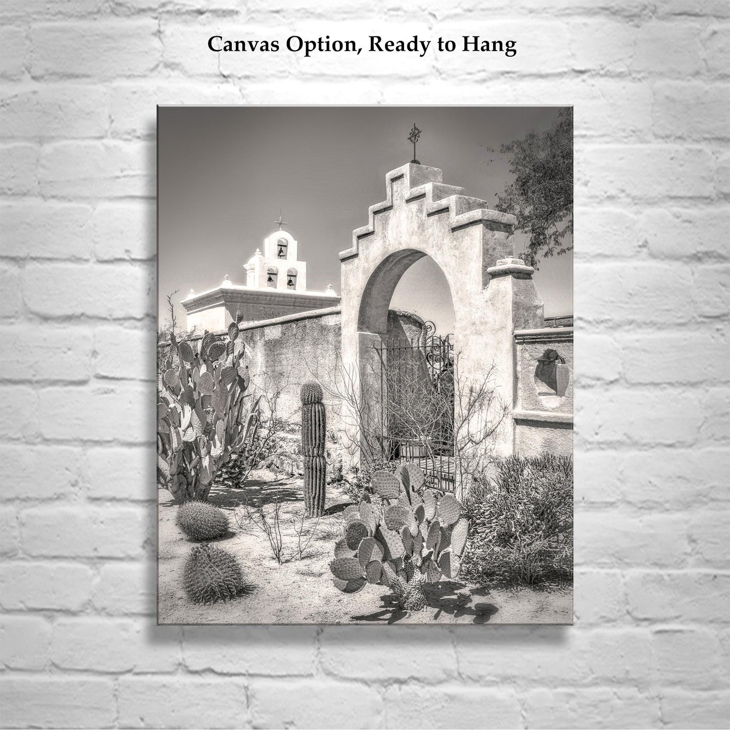 Mission San Xavier del Bac Chapel in Tucson Arizona Wall Art Print