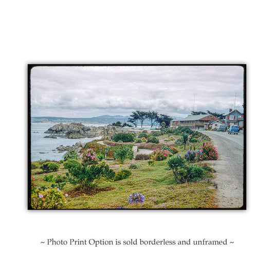 Lover's Point Pacific Grove 1958 Vintage Monterey Art Print
