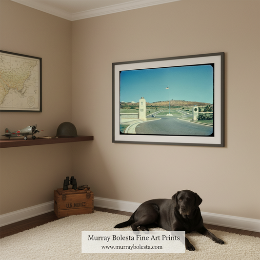 Honolulu Memorial Cemetery Photo – Vintage Hawaii Wall Art