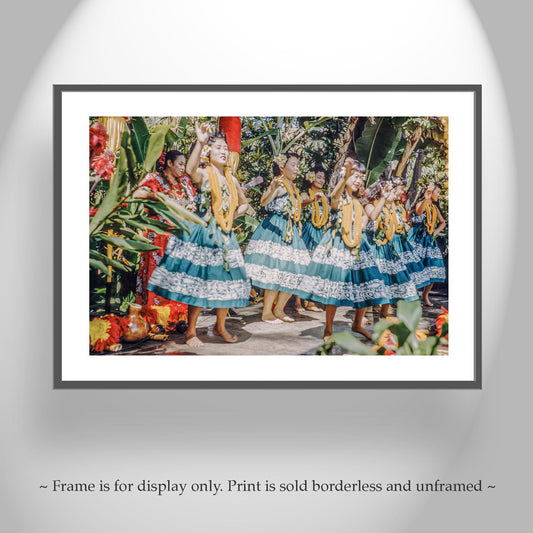 Hawaii Hula Dance Vintage Kodak Show Photography Print