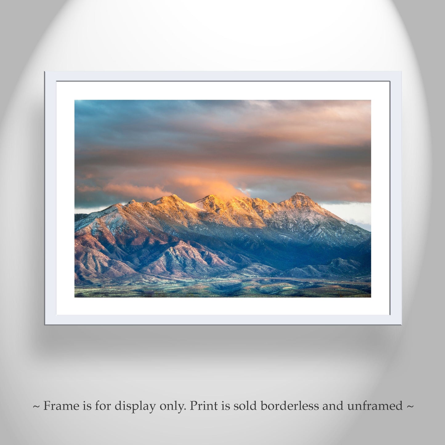Tucson Santa Rita Mountains Wall Art with Madera Canyon