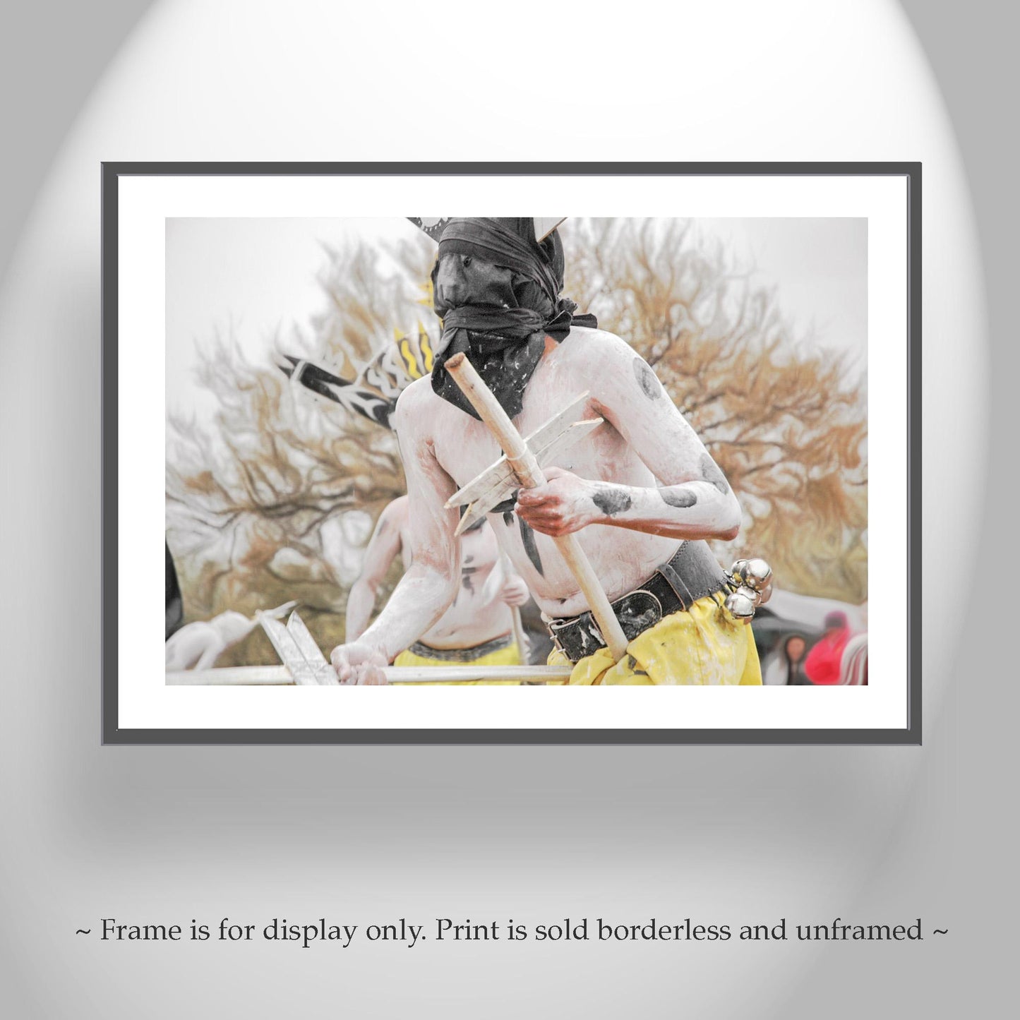 Apache Crown Dancer Photo at Folklorico Fiesta – Native American Wall Art Print | Tumacacori Arizona Southwestern Décor