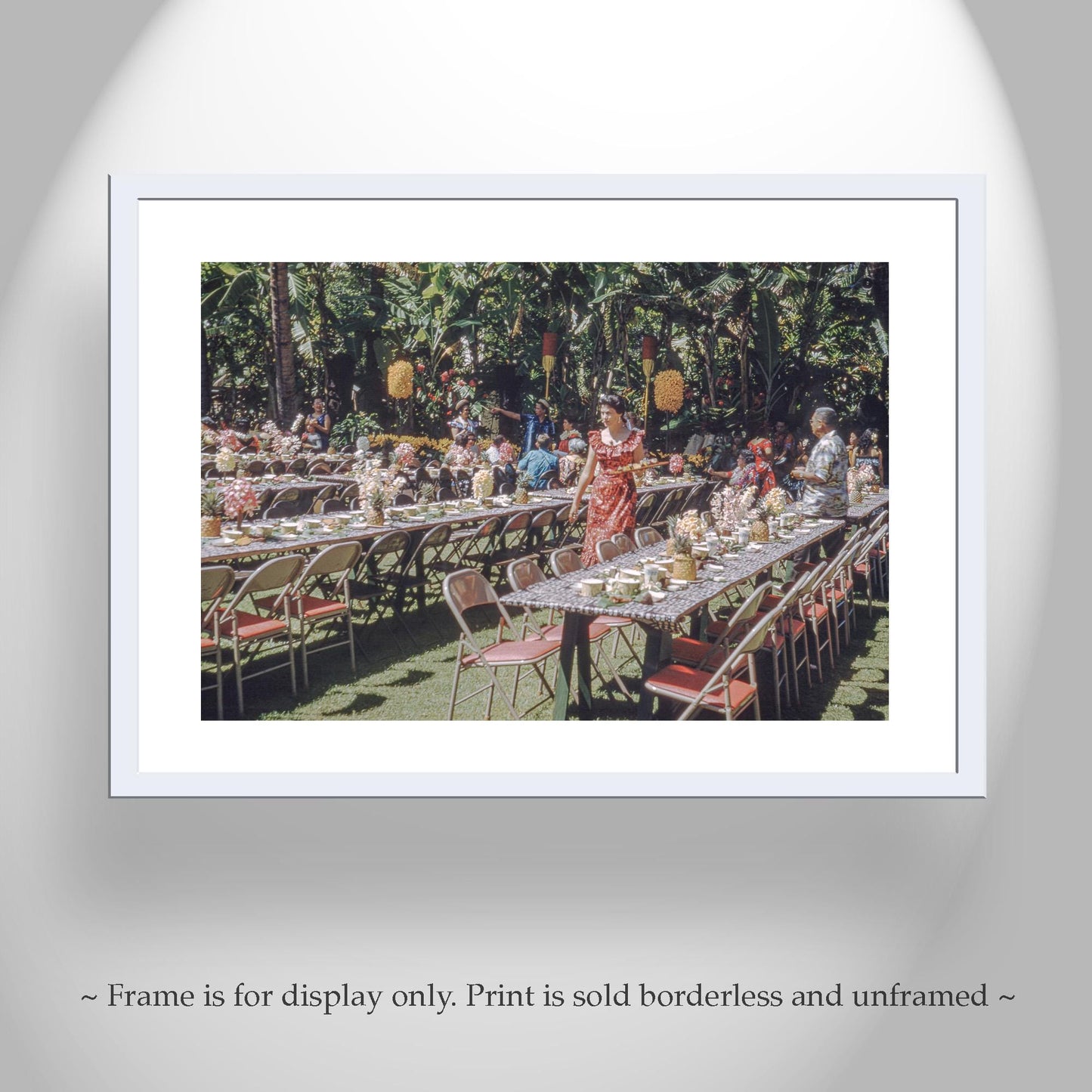 Vintage Hawaiian Luau Photography Prints Set of 2 | Hawaii Wall Decor