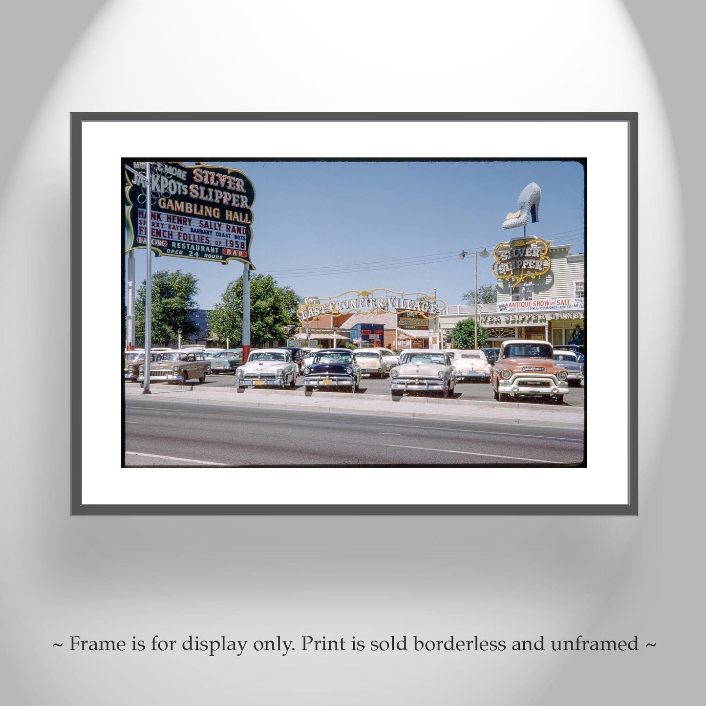 Vintage Las Vegas Nevada Photography Print | Mid-century Vegas Strip Photo