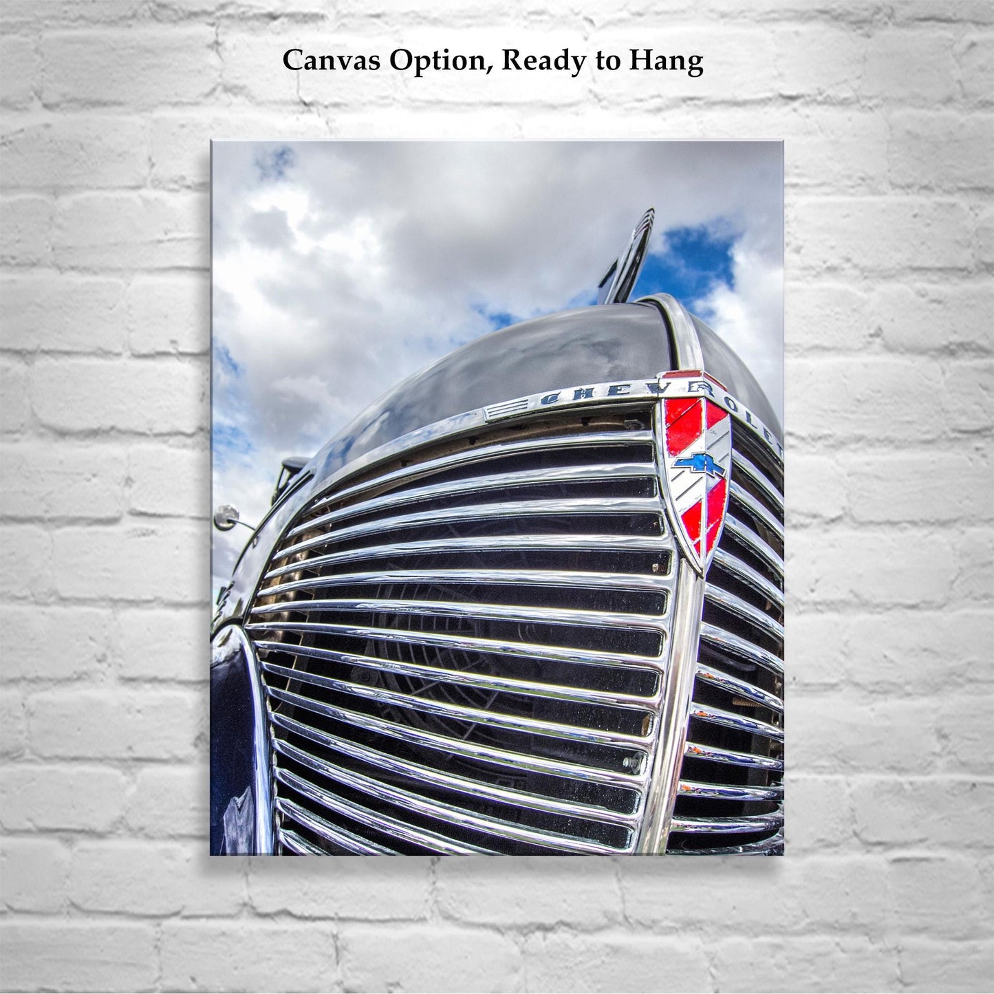 Vintage Chevrolet Car Art Print as Automobile Wall Decor for Home or Garage | Tubac Golf Resort Car Show