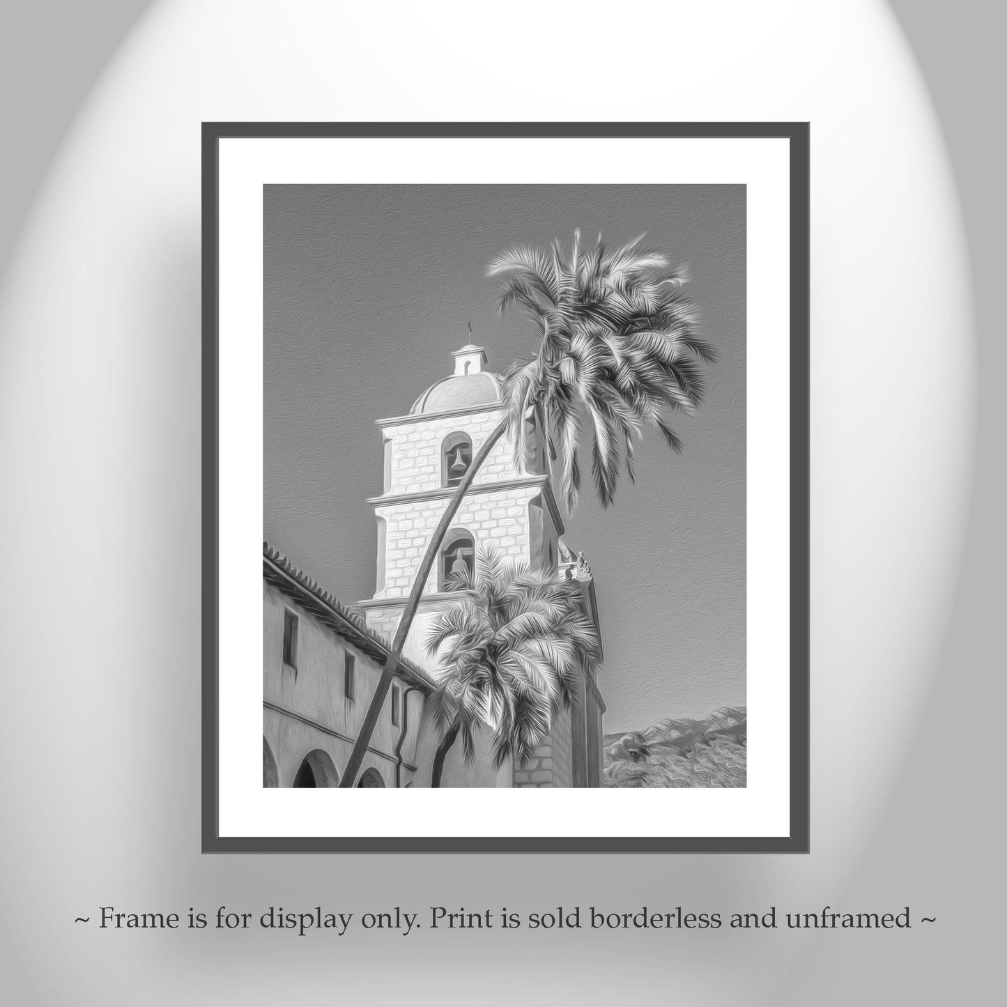 Santa Barbara California Mission Photography Art Print