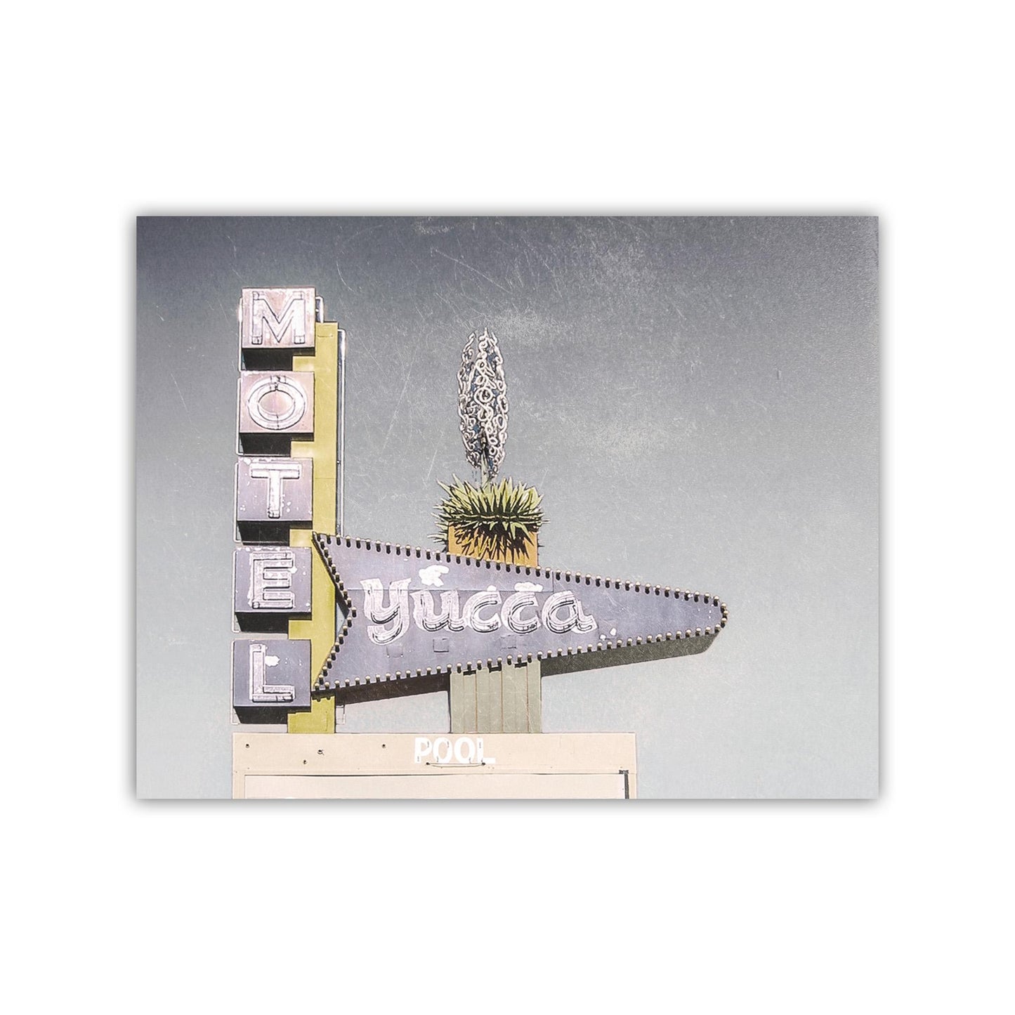 Midcentury Route 66 Wall Decor | Retro Vegas Neon Motel Artwork