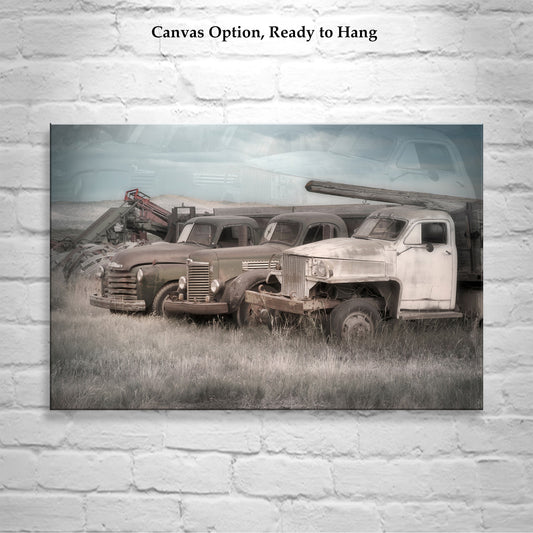 Old Farm Truck Wall Art - Rustic Rural America Photography Print