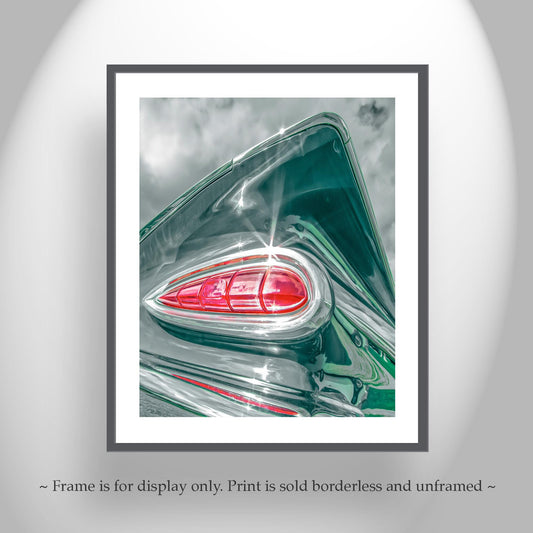 1959 Chevy Impala Car Art | Classic Mancave Wall Decor