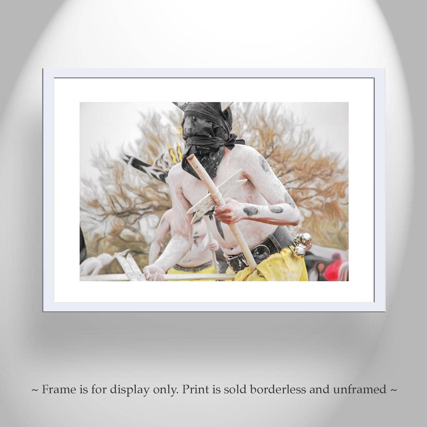 Apache Crown Dancer Photo at Folklorico Fiesta – Native American Wall Art Print | Tumacacori Arizona Southwestern Décor