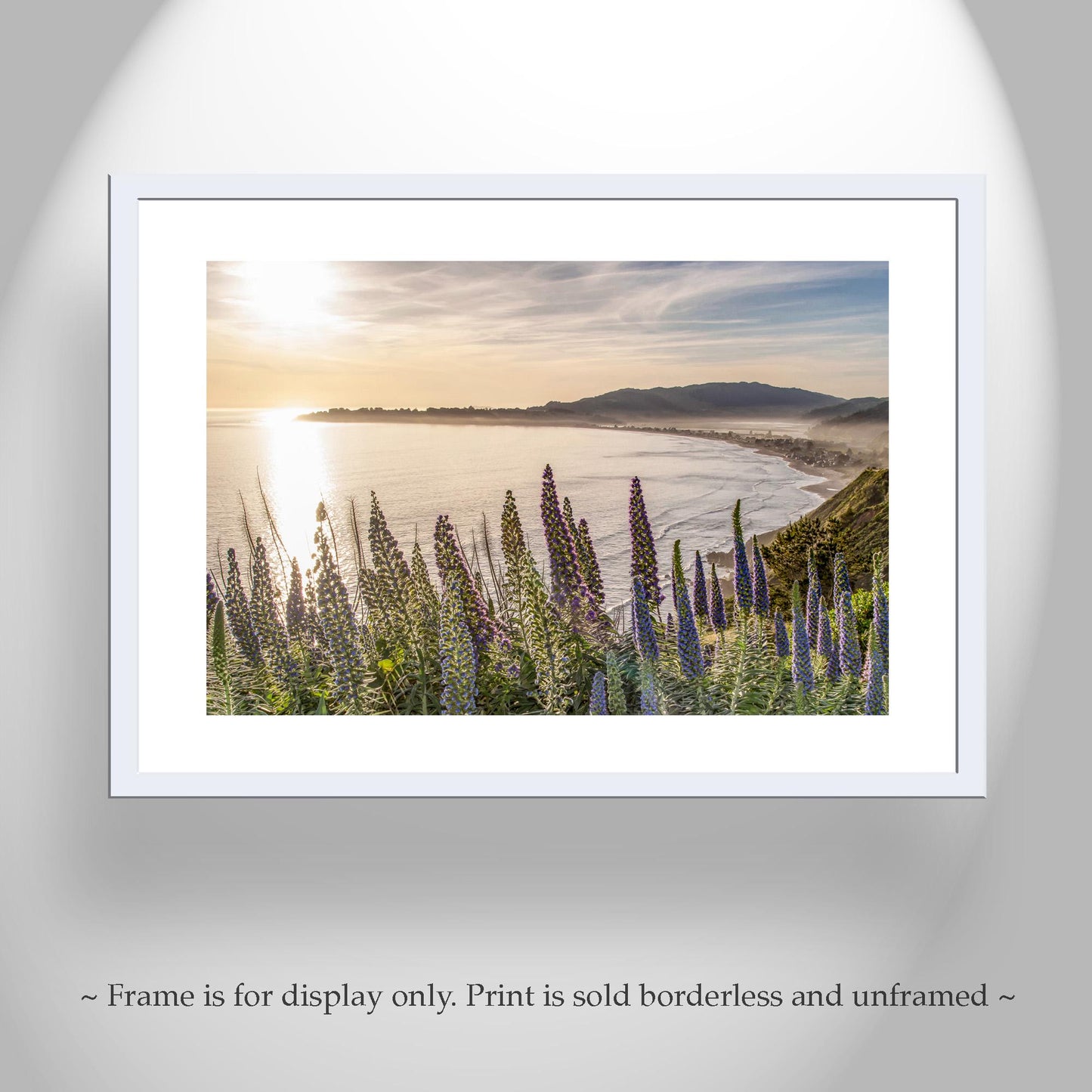 Stinson Beach Sunset Art Print Marin County California as Wall Decor for Home or Office