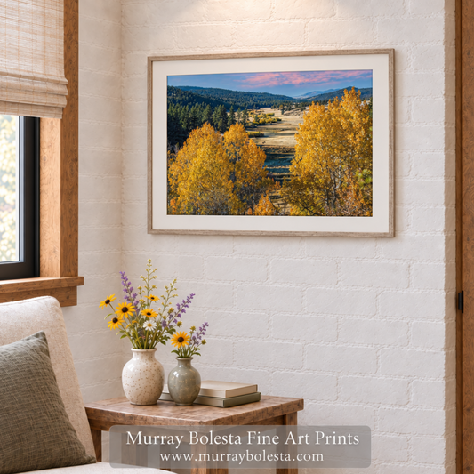 Fall NE California Ranch Art Lassen County by Murray Bolesta