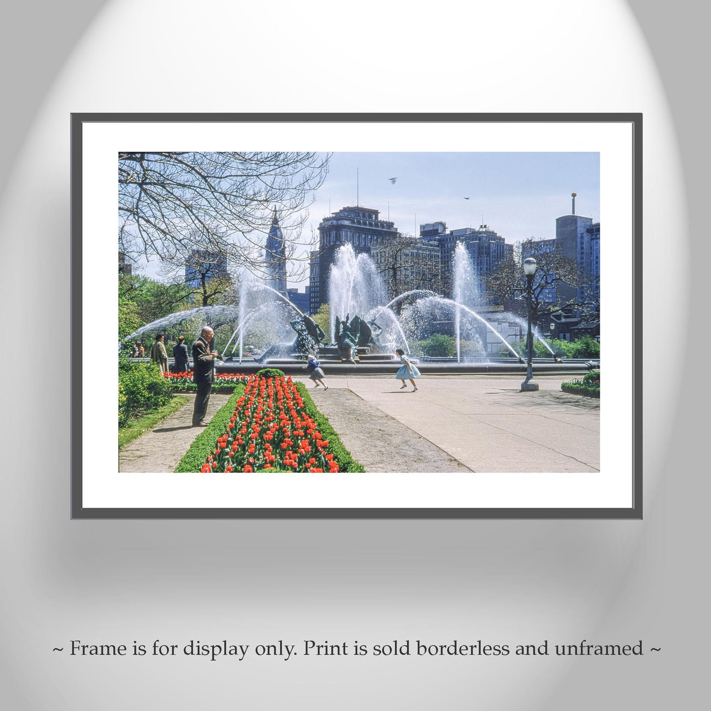 Philadelphia Logan Square Nostalgic Vintage Photography Print