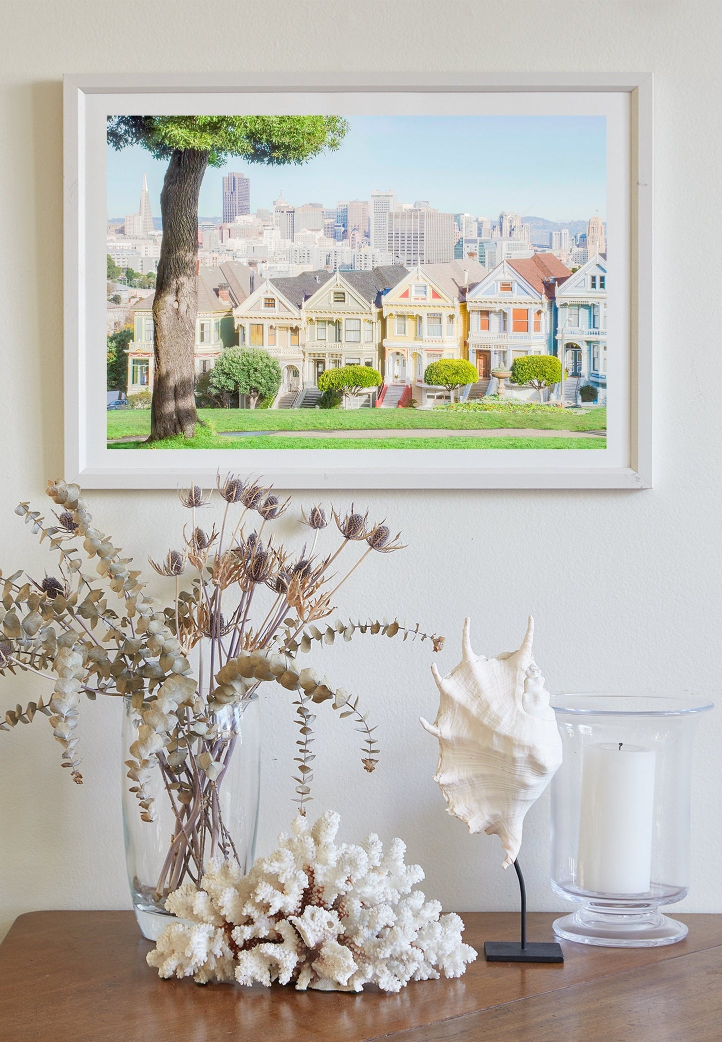 Alamo Square San Francisco Painted Ladies Art Photography as Gift
