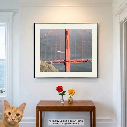 Golden Gate Bridge art print by Murray Bolesta