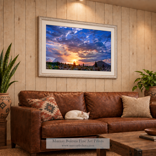 Lava Beds sunset artwork by Murray Bolesta!