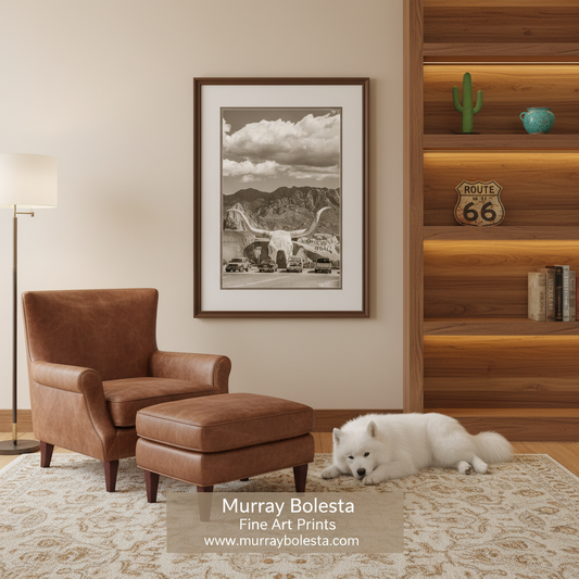 Western Road Trip Art – Santa Rita Mountains Desert Print