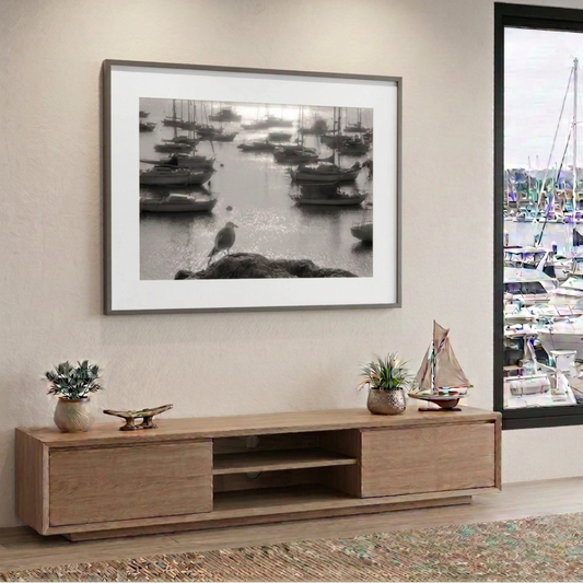 Monterey Bay harbor art print by Murray Bolesta!