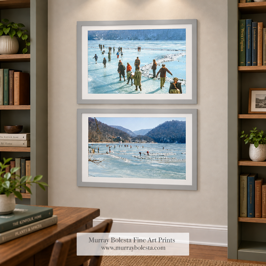 Morgantown winter Cheat Lake art prints by Murray Bolesta