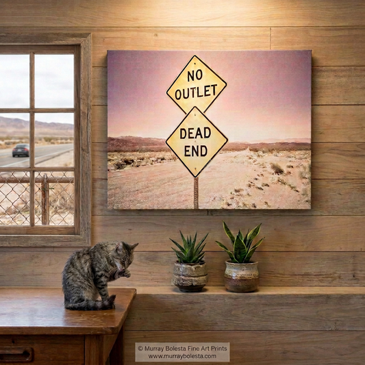 Desert Road Trip art print from California Mojave Desert by Murray Bolesta