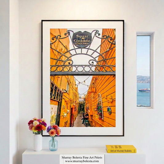 San Francisco's Marina District alleyway art print by Murray Bolesta